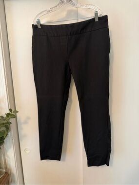 Two pair-Dalia Black Ankle Ponte Stretch Pants